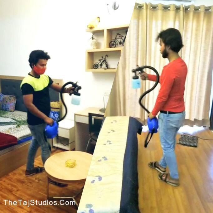 Top Luxury & Couple Friendly Stay Gp By Taj Suites & Studios #New Year Party & Stay Noida Bagian luar foto